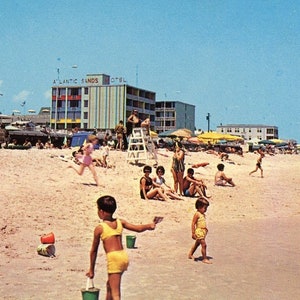 Carte postale Salutations de Rehoboth Beach, DE. L7