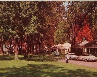 Postcard View of Cottages at The Homestead in Hot Springs, VA. . Y9