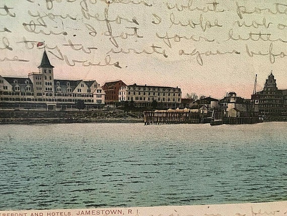 Postcard 1906 View of Waterfront and Hotels in Ja… - image 1