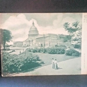 Carte postale Real Photo Le Capitole, Washington DC Z1