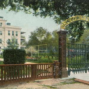 Cartolina - Prima vista del Providence Infirmary a Mobile, Alabama. K4