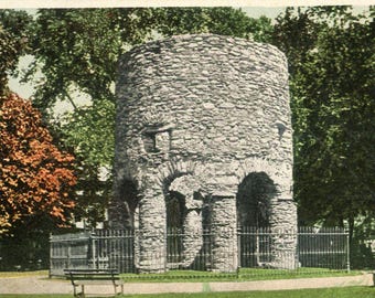 Antique Unposted Postcard: Old Stone Mill Newport RI Undivided Back  B9