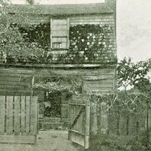 Postkarte Antike Ansicht des Geburtshauses von Andrew Johnson in Raleger, Northc. L9