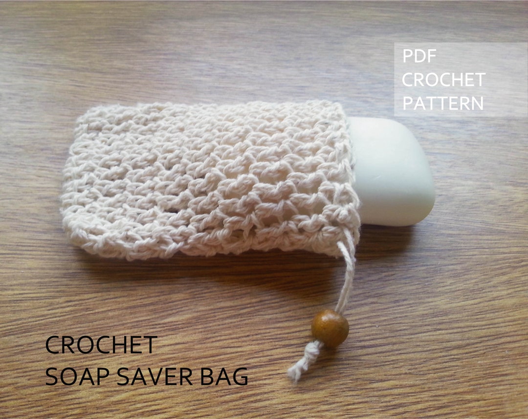 Crochet Soap Saver Bag Pattern Soap Sack Washcloth Etsy