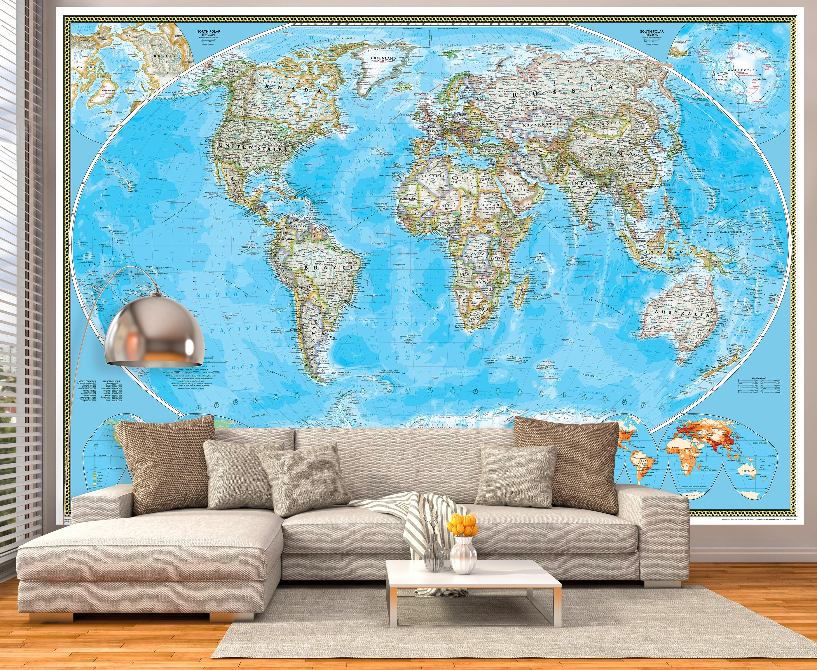 National Geographic Classic World Map Wall Mural Giant - Etsy Ireland National Geographic Classic World Map Wall Mural Giant - Etsy Ireland
