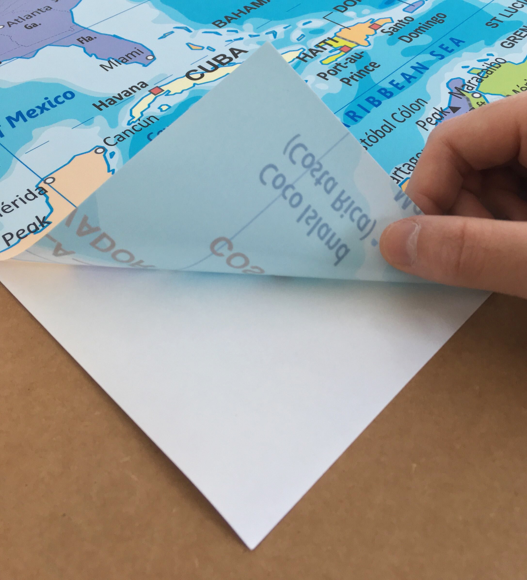 Vintage 1942 World Map Mural World Map Removable Wallpaper | Etsy