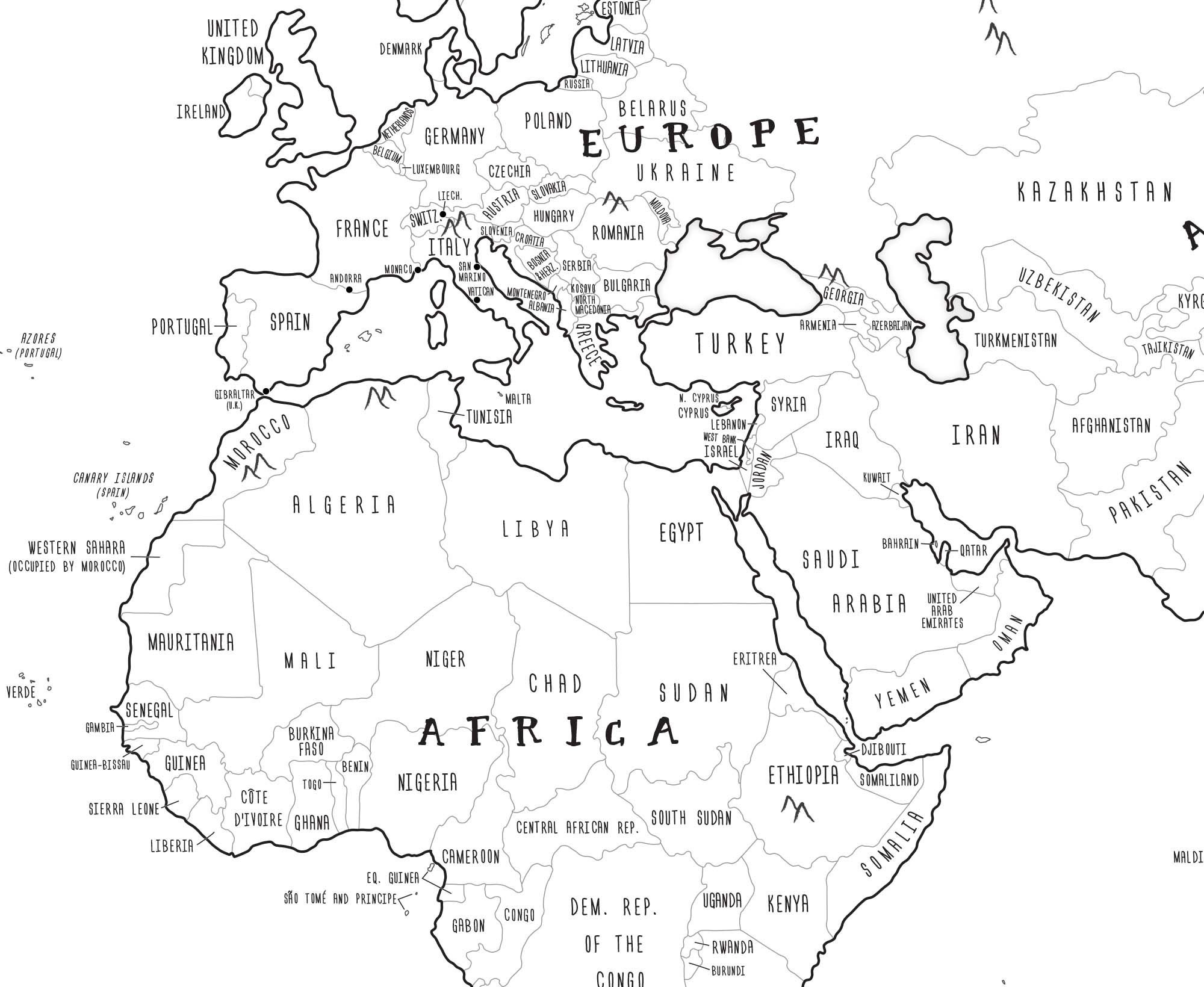 Color in World Travel Map - Large Coloring Map - Removable Wall Decal - Hand-drawn Style Outline World Map - Personalized World Map - Etsy color-in-world-travel-map-large-coloring-map-removable-wall-decal-hand-drawn-style-outline-world-map-personalized-world-map-etsy