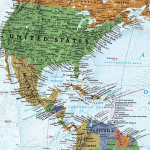 Mapa mundial de viajes: Lienzo con chinchetas y título personalizado (enmarcado o con bastidor). imagen 8