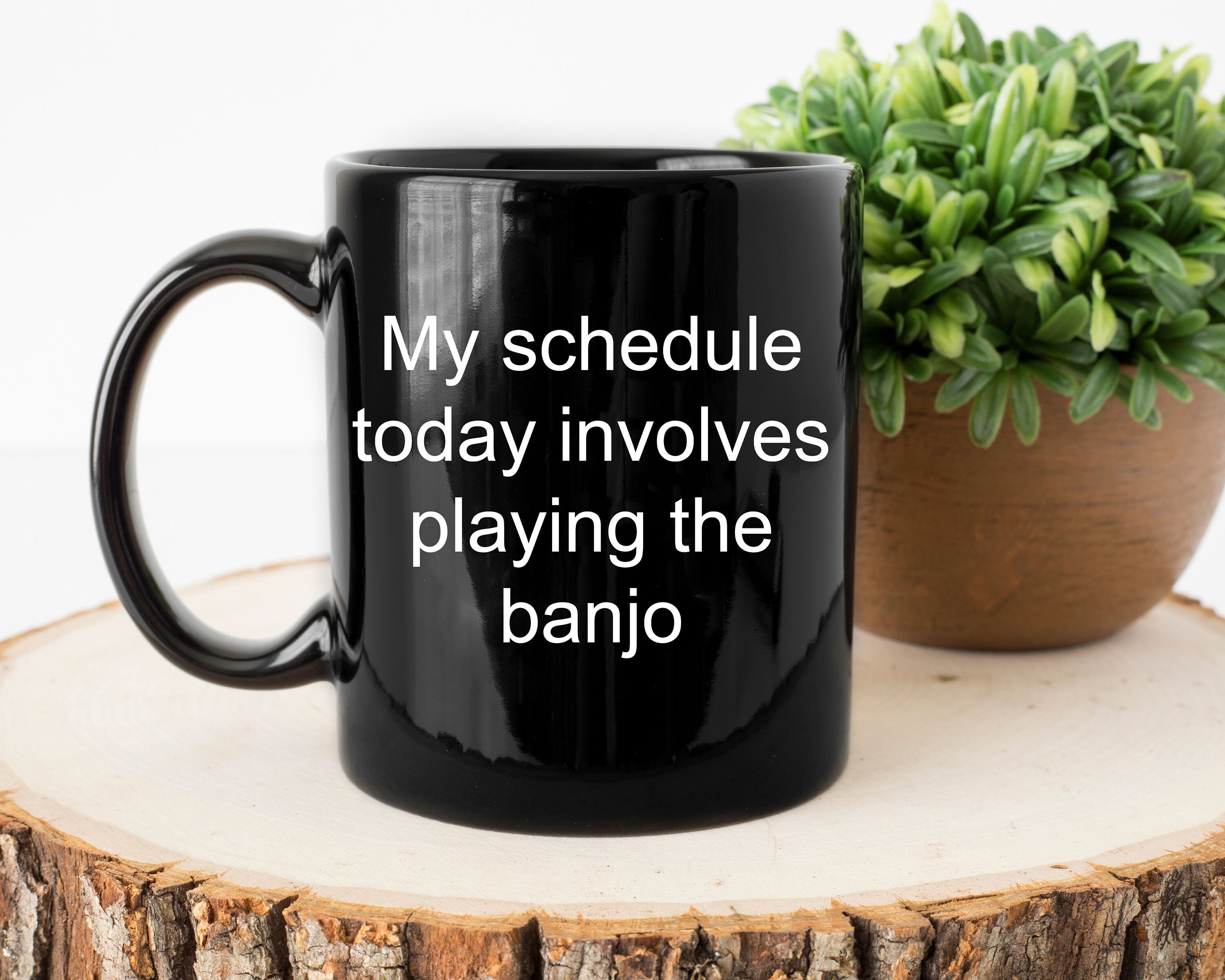 Banjo coffee mug kazooie gift for men players artist art Etsy