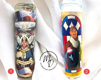 Fernandle Saint Prayer Candle | Unscented funny gift for Christmas, Birthday, Valentines Day, Anniversary  Tom Fernandez, 2nd amendment