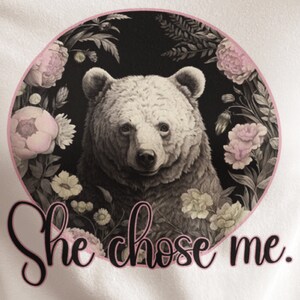 I choose the bear, Team bear, Choose the bear, Bear in the woods, Bear t shirt, choose the bear shirt, Team bear shirt, Bear graphic t shirt