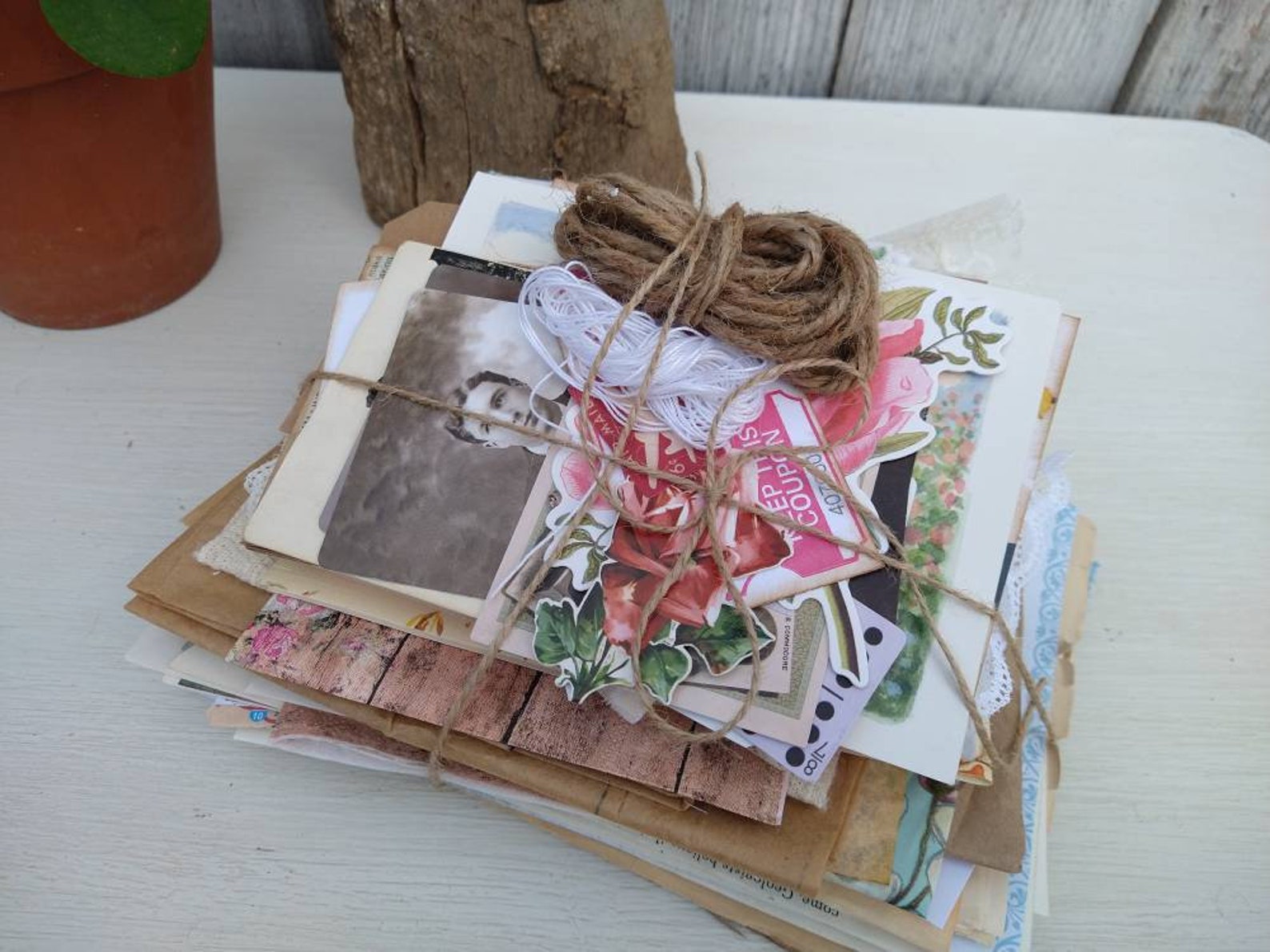 100 Piece Junk Journaling Papers Bundle Junk Journal Supplies Etsy