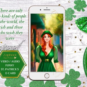 Lustige Video E-Card zum St. Patrick&#39;s Day: Irischer Humor (Instant Download)