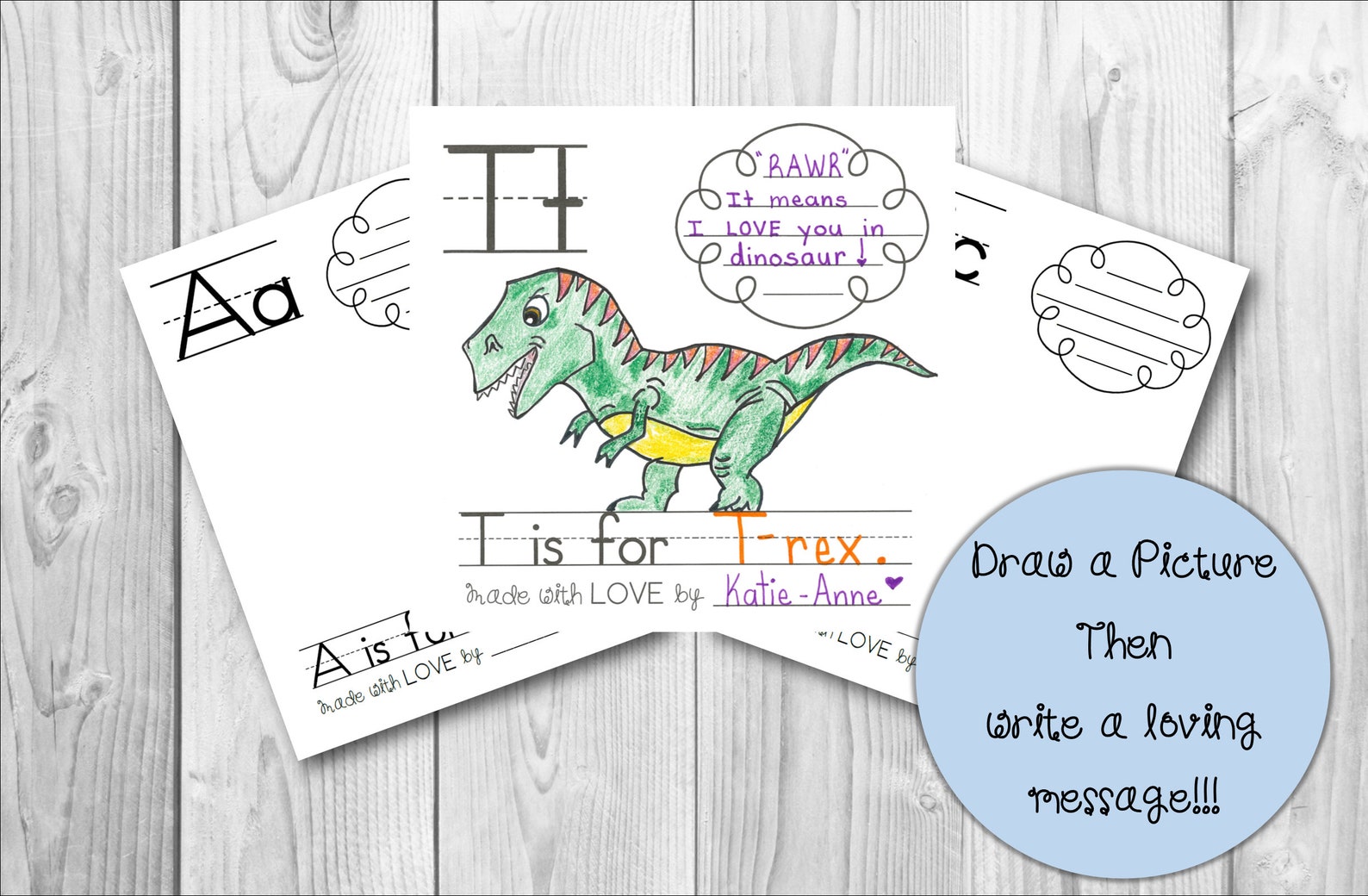 Baby's First ABC Book, Printable ABC Book, Baby's First Alphabet Book