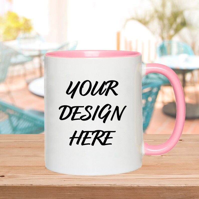 Mockups Bundle Of Gooten 11oz White With Accent Colors Mugs In Etsy