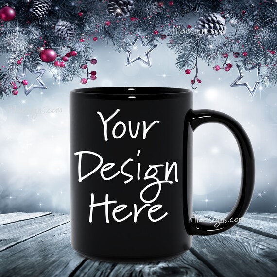Mockup Instant Download Of Gooten 15oz Black Mug In A Etsy