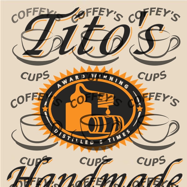 Tito's Vodka Logo Svg - Etsy