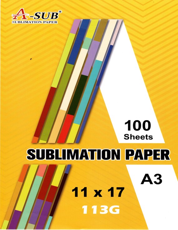 A-Sub 113G Sublimation Paper 11x17