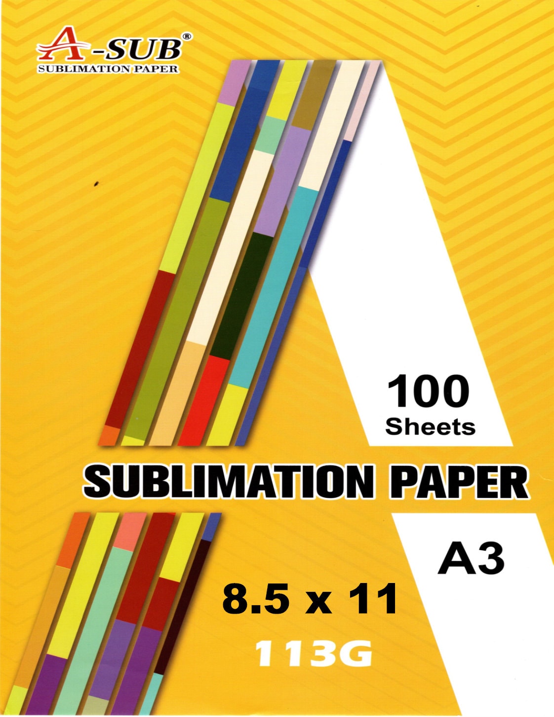 A-sub 113G Sublimation Paper 8.5x11 