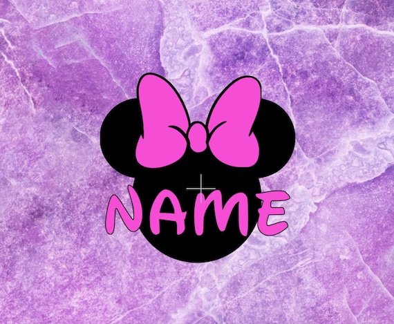 Personalized Minnie Mouse Etsy