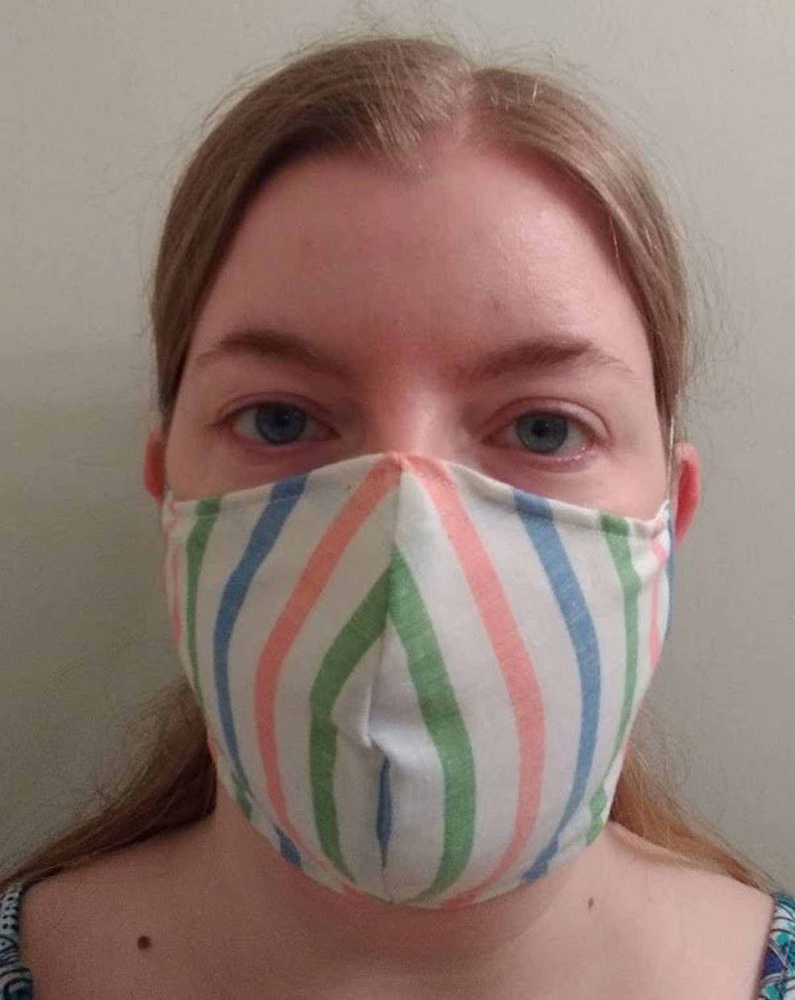 Colorful Stripes Face Mask Etsy