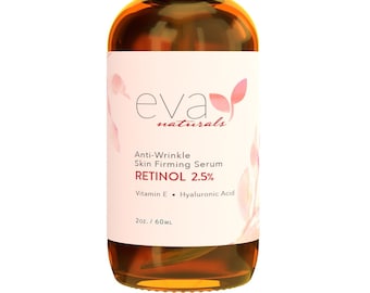 Eva Naturals Retinol 2.5% Anti-Wrinkle Skin Firming Serum