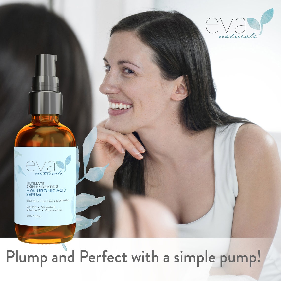 Eva Naturals Hyaluronic Acid Ultimate Skin Hydrating Serum Etsy