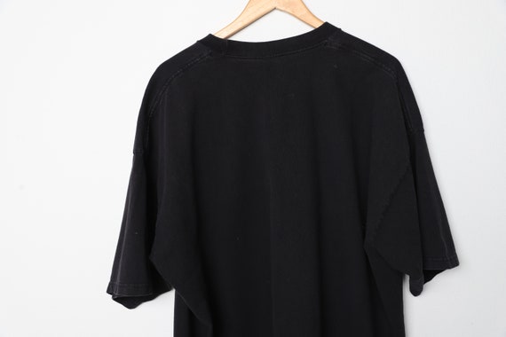 vintage BLACK faded PRO Club brand short sleeve C… - image 4