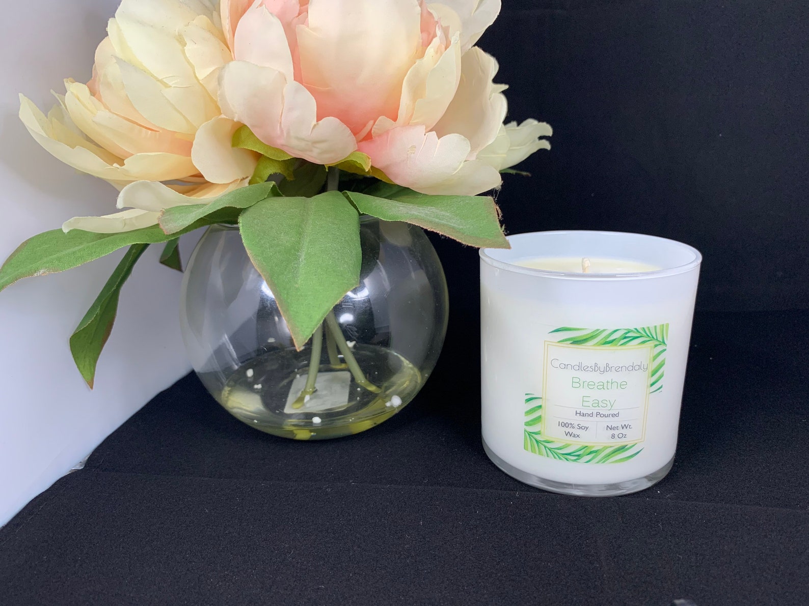 Breathe Easy Scented Candle Etsy