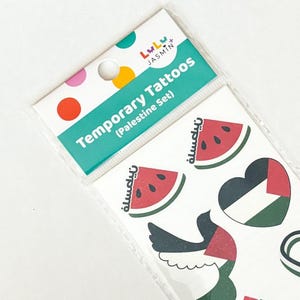 Palästina Temporäre Tattoos