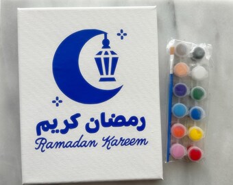 Paint Your Own Ramadan Kareem Canvas Painting Kit