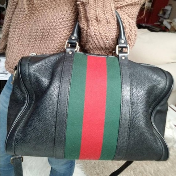 Authentic Vintage Gucci Boston Satchel