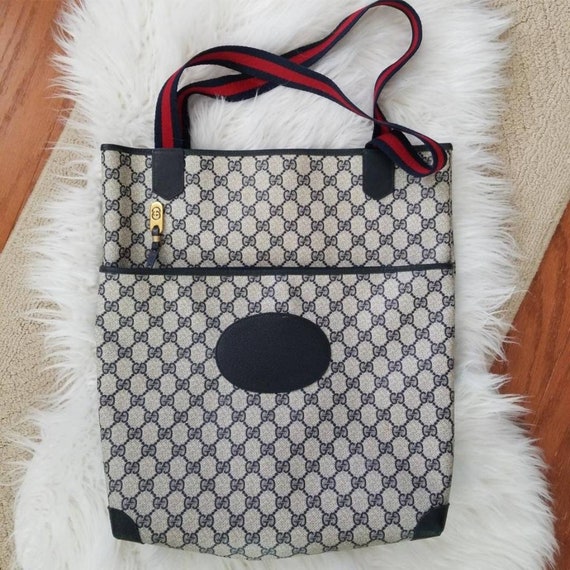 vintage gucci shopper tote