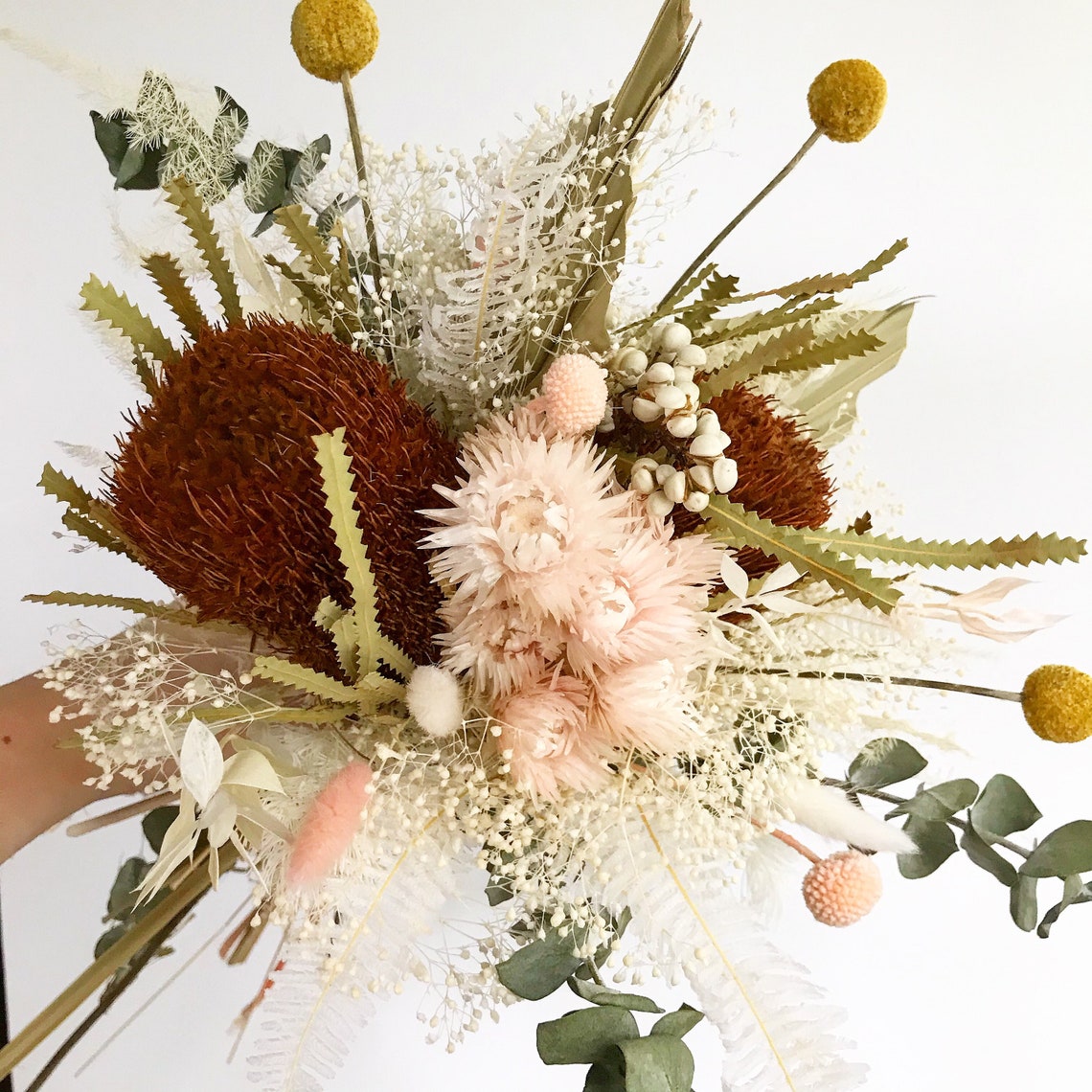 Australian Native Dried Flower Bouquet Preserved Flowers Etsy