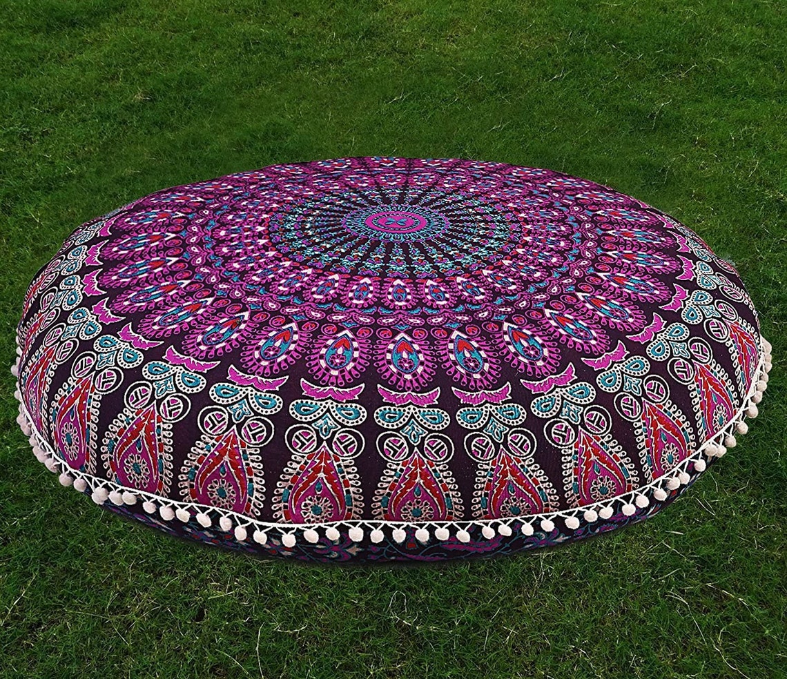 4 PC Meditation Cushion Seating Floor Pillow Meditation Etsy