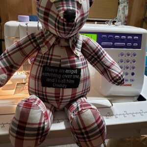 stuffed animals made from loved ones clothing