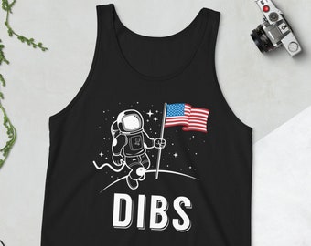 American Dibs Moon Landing Unisex Tank Top