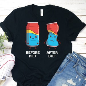 Dieting Shirt, Funny Diet Shirt, Before and After Diet T-Shirt, Keto Diet T-Shirt, Skinny Shirt