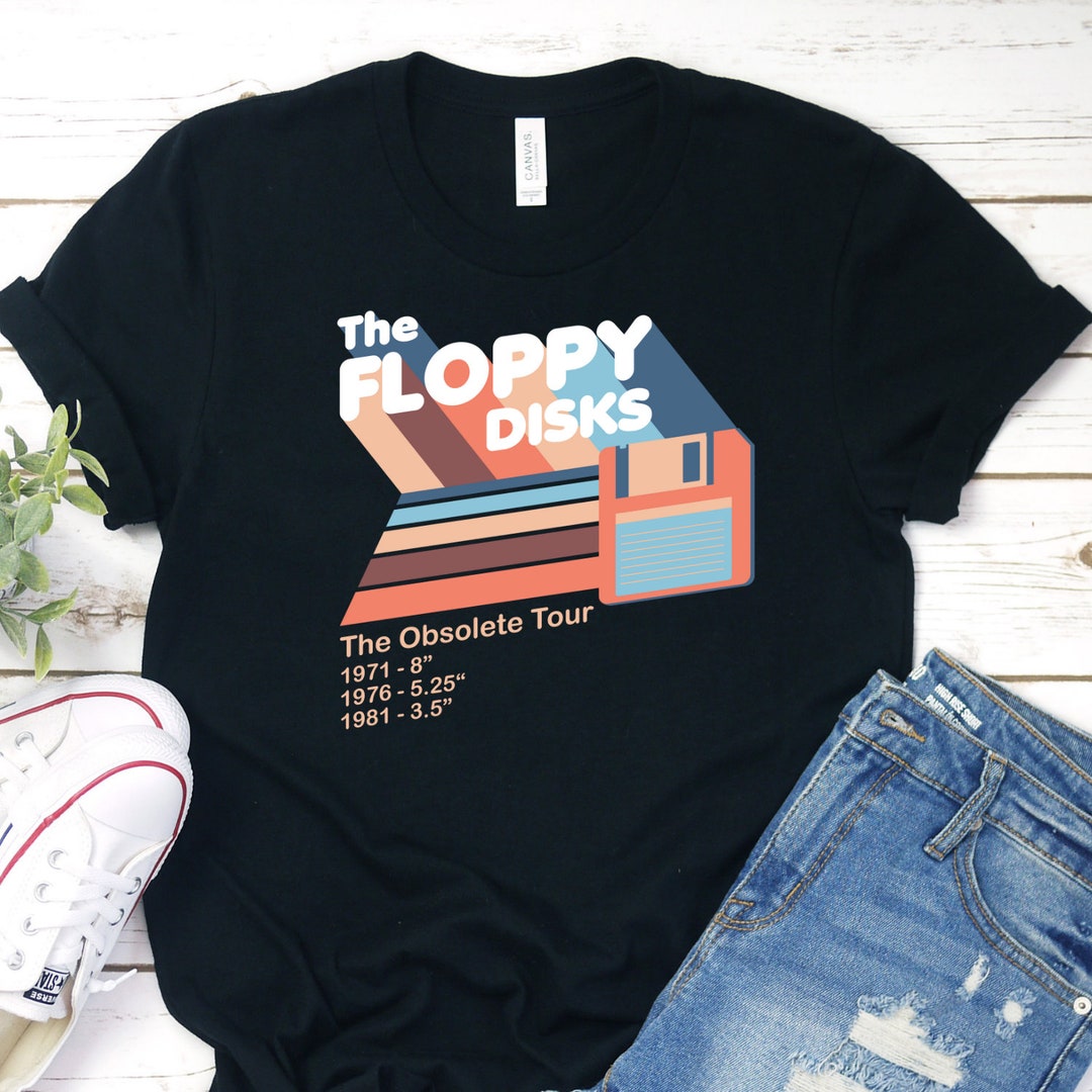 Floppy Disk Shirt, Never Floppy Disk Shirt, Computer Nerd Shirt