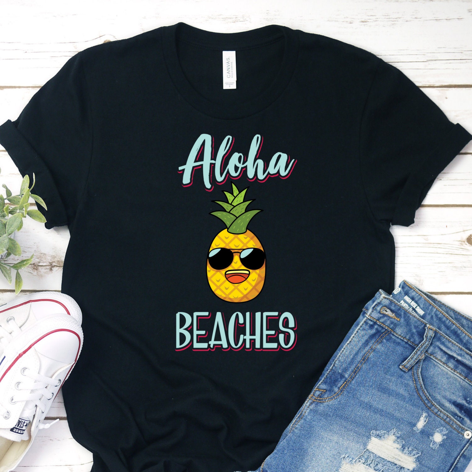 Aloha Beaches Shirt Beach T-shirt Beach 