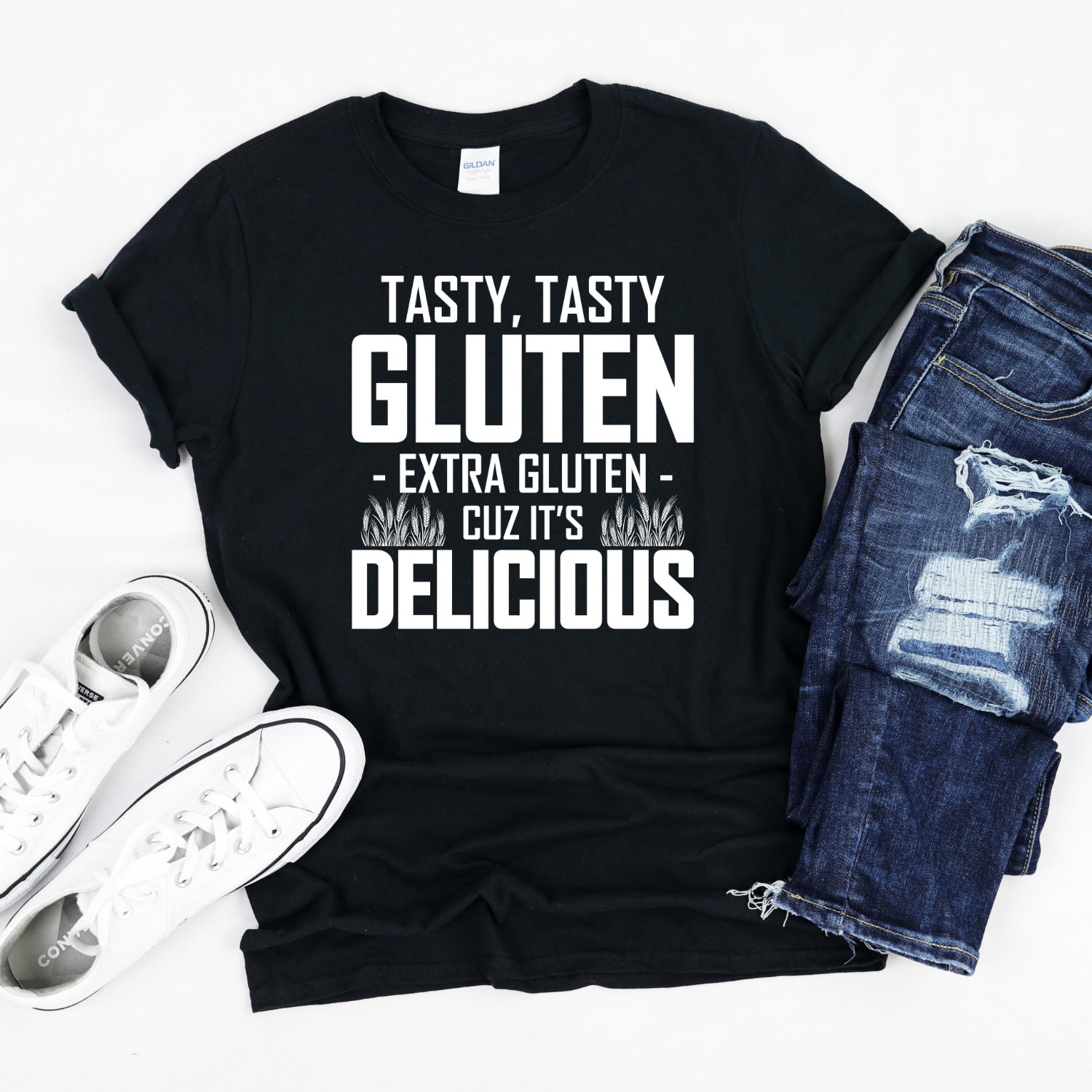 I Love Eating Gluten T-shirt Sarcastic 