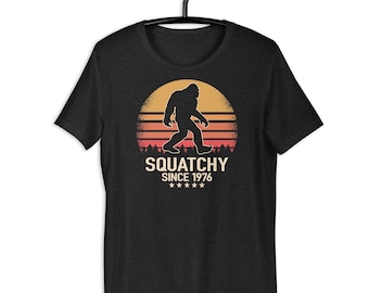 Squatchy Since 1976 Bigfoot Unisex t-shirt