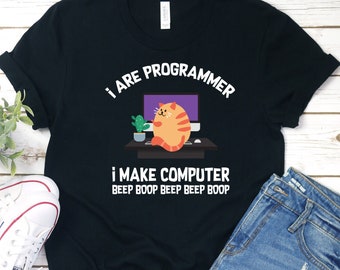 Je suis programmateur ordinateur chemise, chemise de codeur, programmeur drôle cadeau