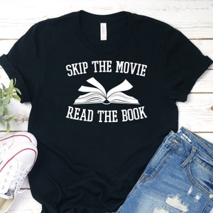 Passer le film lire le livre, livre amant chemise, chemise bibliothécaire, amour à lire tee