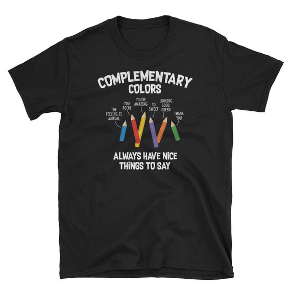 Complementary Colors Shirt Funny Artist Shirt Art Teacher - Etsy Sweden