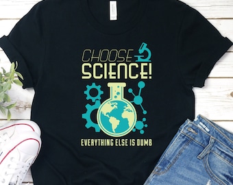 Chemise drôle de citation de science, cadeau d'amant de science