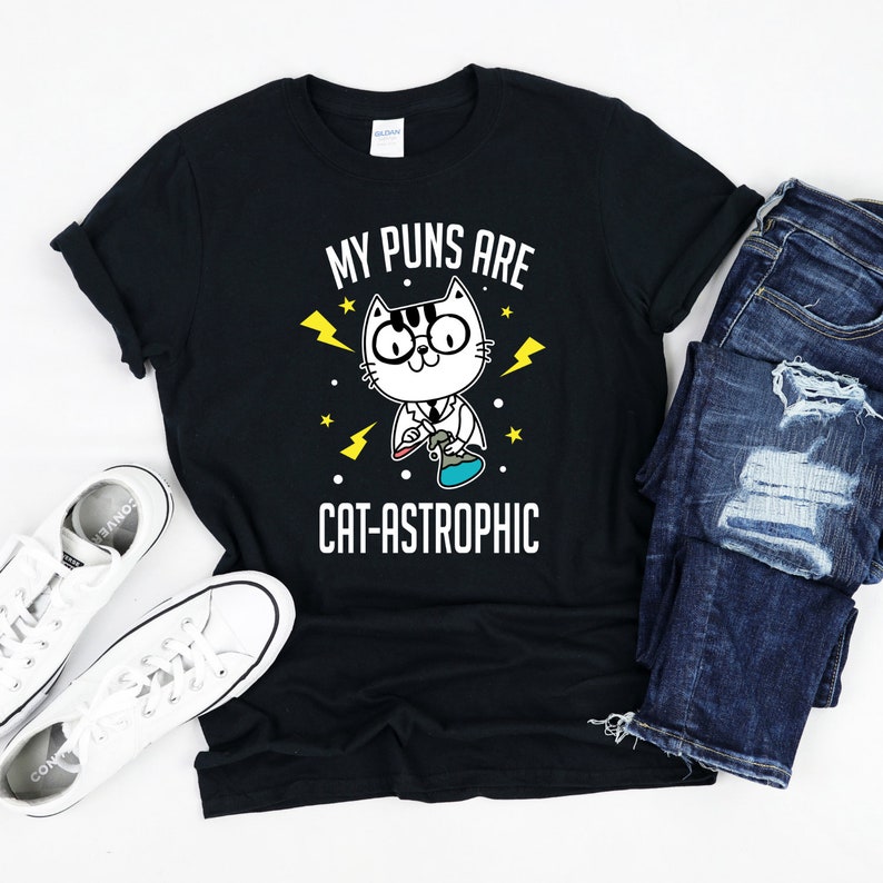 Katastrofala ordvitsar T-shirt, kattordvits bild 1