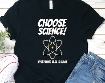 Choisissez un t-shirt scientifique, un cadeau pour les amateurs de sciences