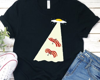 Funny Bacon & Eggs Breakfast T-Shirt, Brunch Apparel