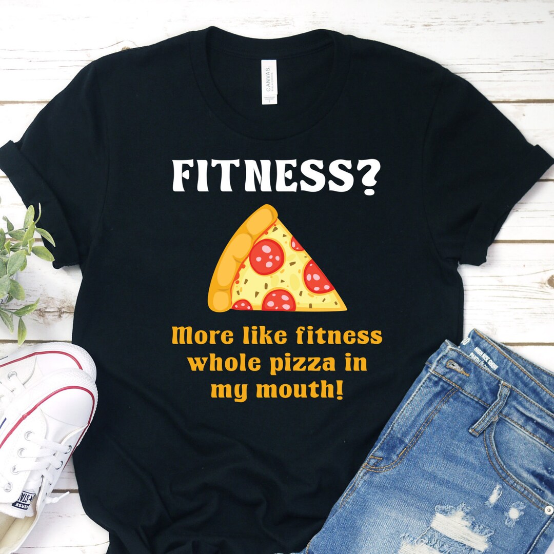 Funny Coffee Mug - "Fitness? More Like Fitness Whole Pizza In My Mouth" - 11 Oz White Ceramic Mug, Dishwasher Safe - View #5